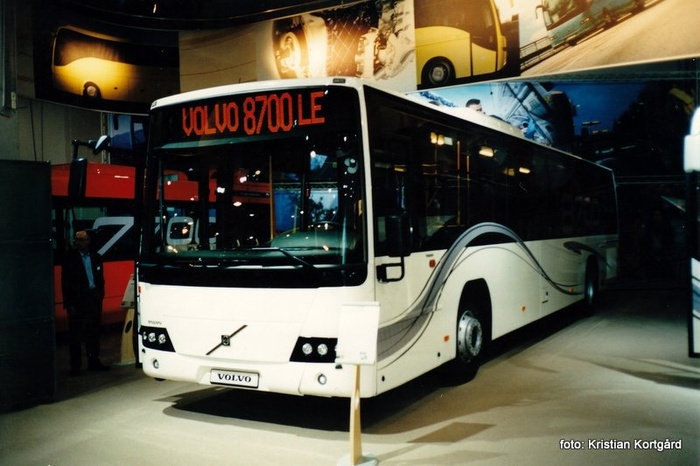 Bussen var demovogn for Volvo før den ble levert